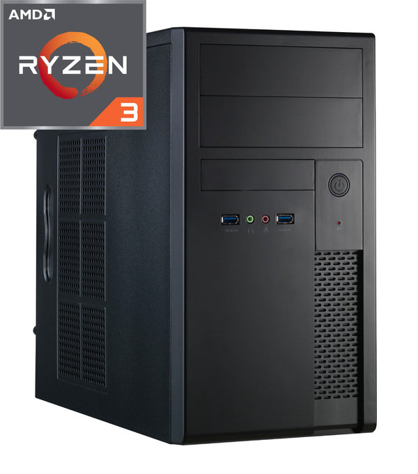 Individuelles Forcetec PC-System: Budget AMD Ryzen™ 3